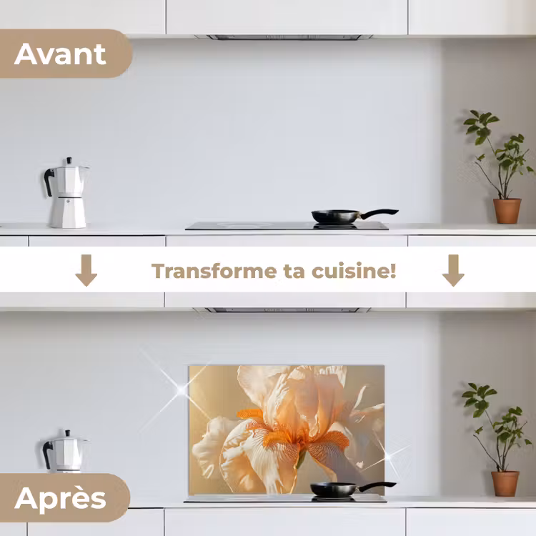 Fond de hotte - Gros plan - Orange - Iris — 7