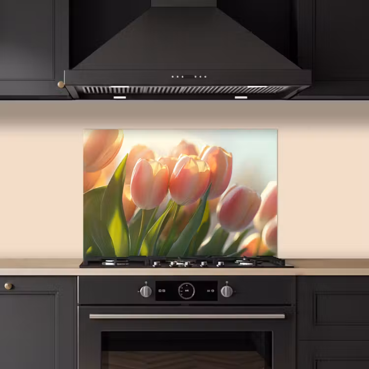 Fond de hotte - Tulipes - Rose - Sunbeams — 5
