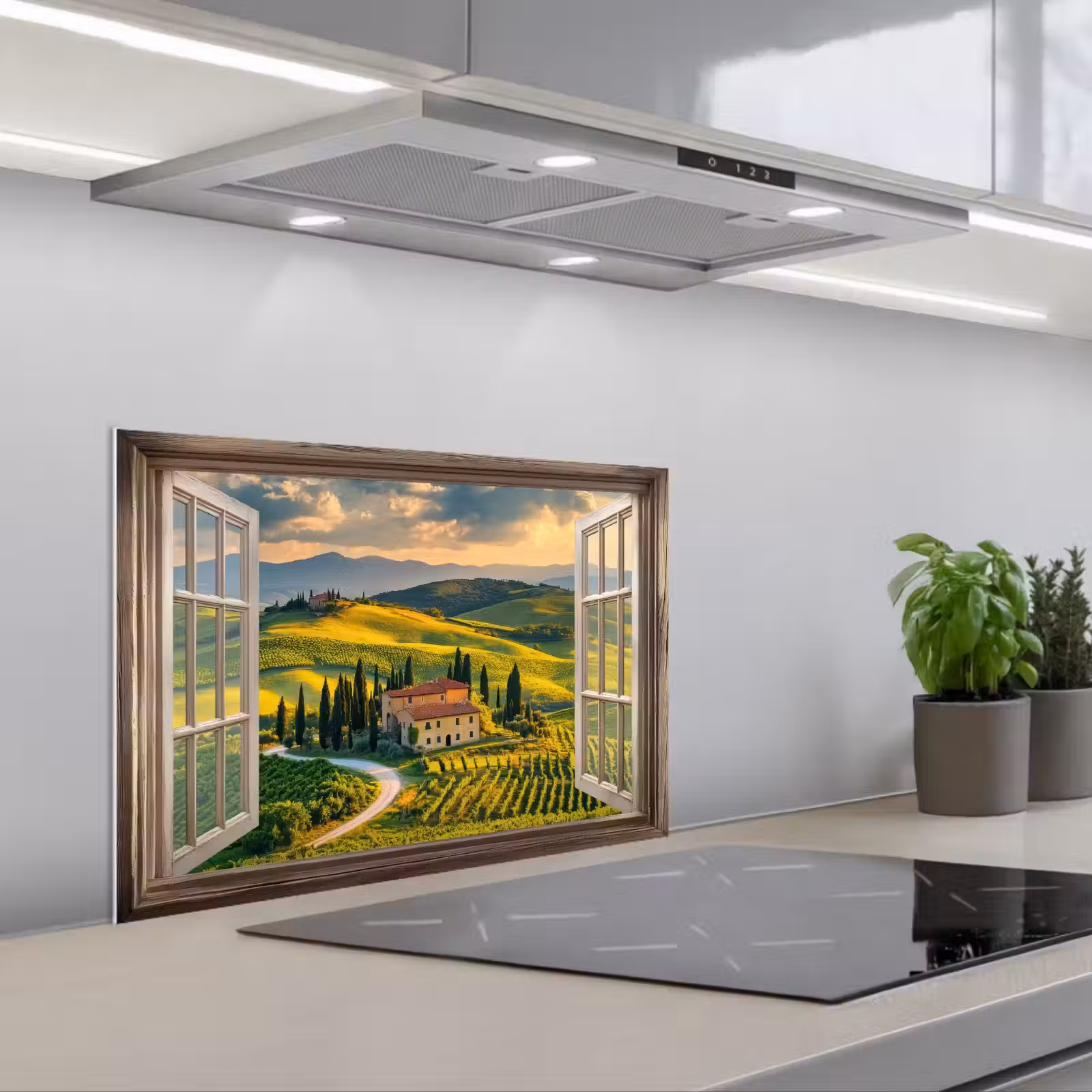 Fond de hotte - Vues - Toscane - Paysage - Été — 1