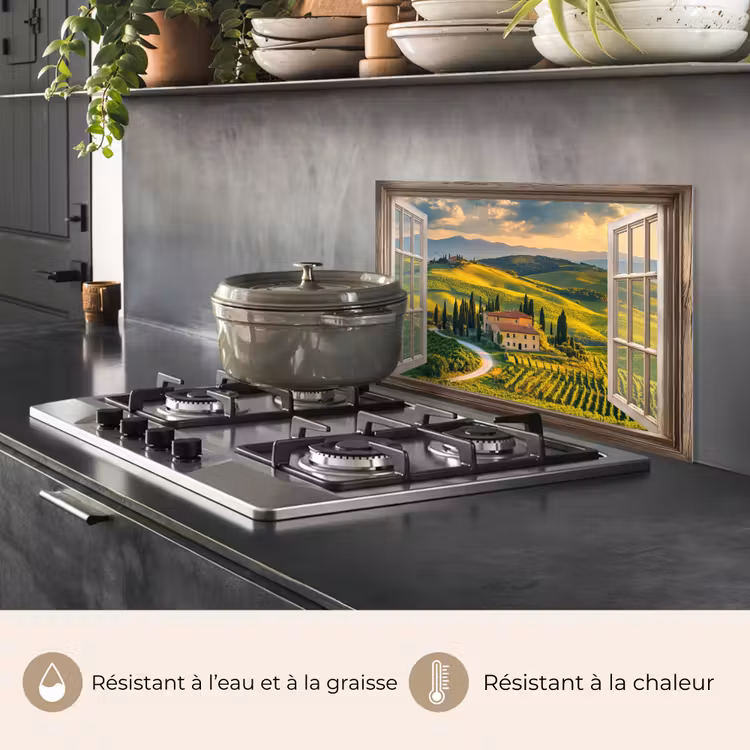 Fond de hotte - Vues - Toscane - Paysage - Été — 2