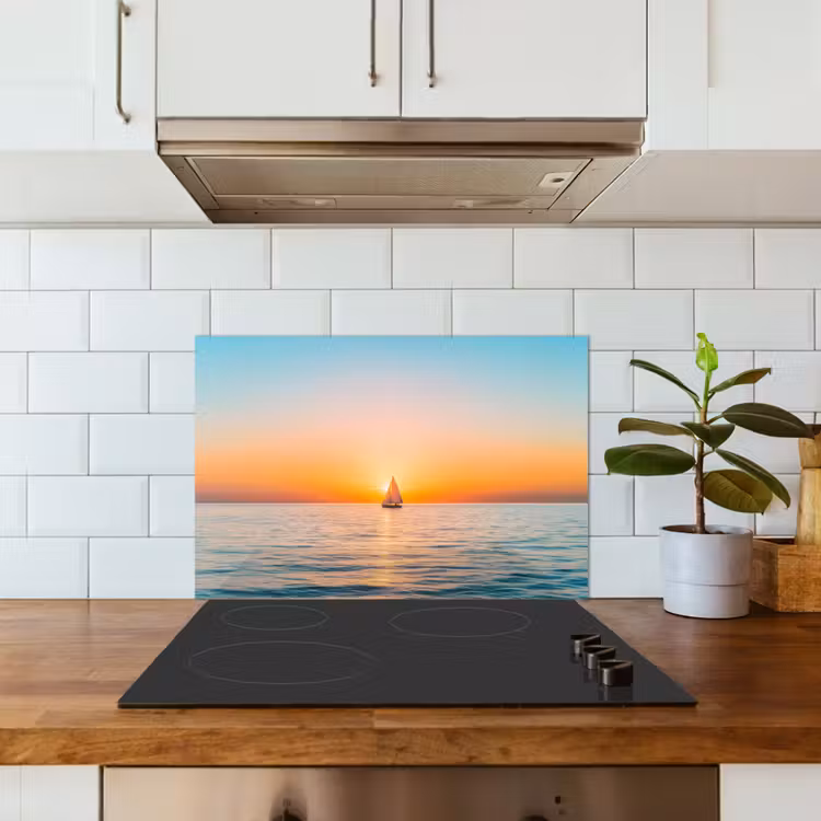 Fond de hotte - Mer - Voilier - Coucher de soleil — 3