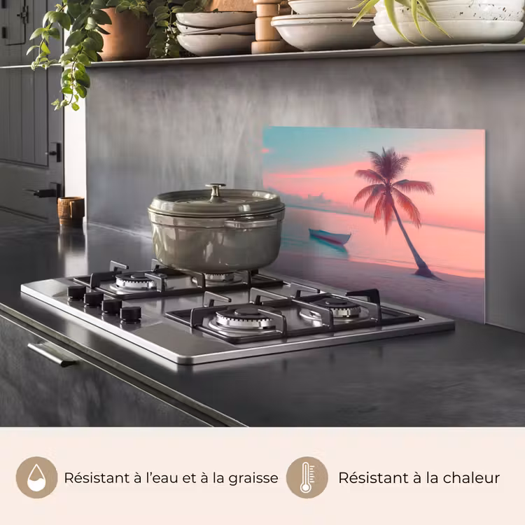 Fond de hotte - Mer - Bateau - Coucher de soleil — 2
