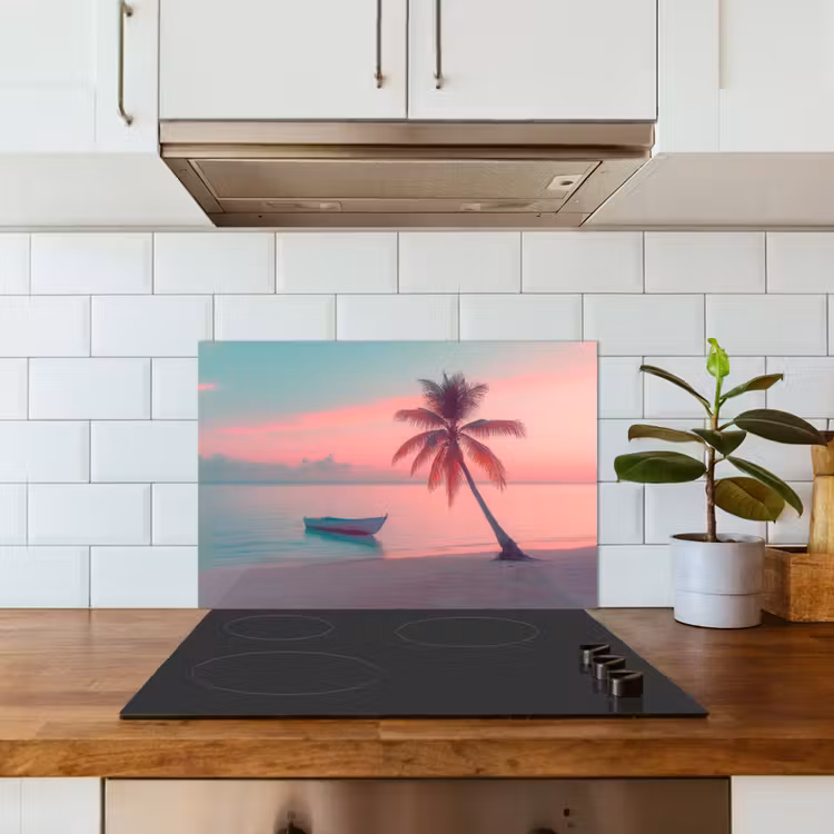 Fond de hotte - Mer - Bateau - Coucher de soleil — 3