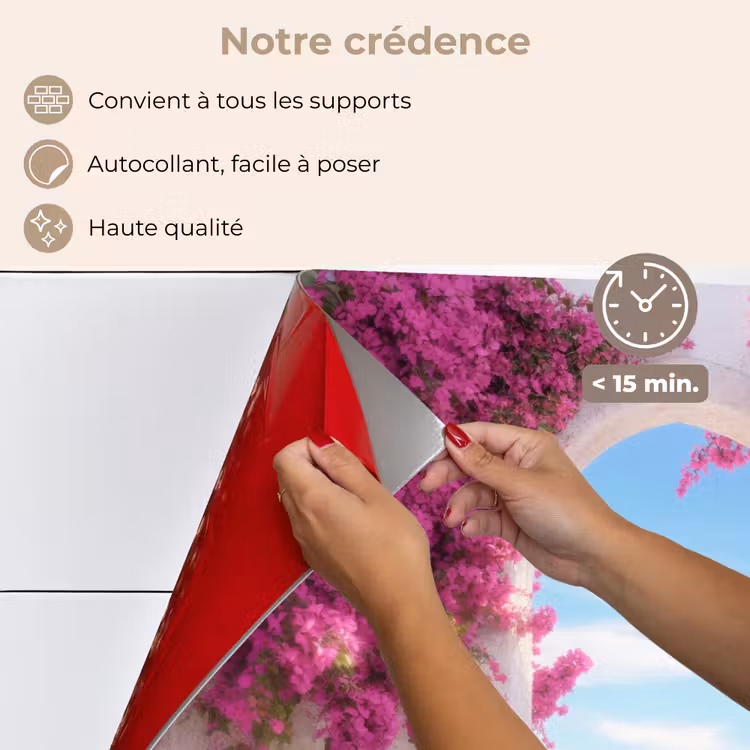 Fond de hotte - Mer - Rose - Fleurs - Portail — 4