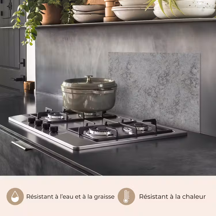 Fond de hotte - Industriel - Béton - Motifs — 2