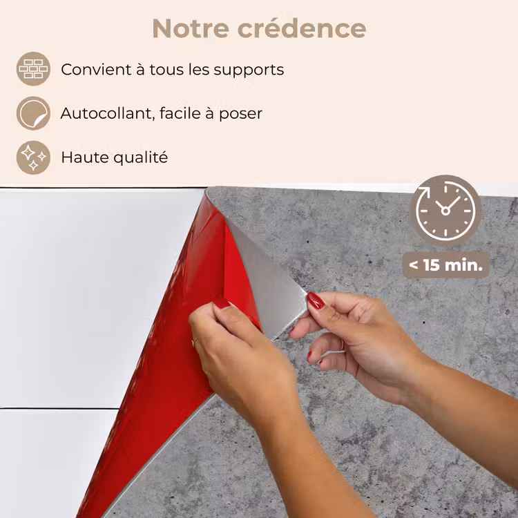 Fond de hotte - Industriel - Béton - Motifs — 4