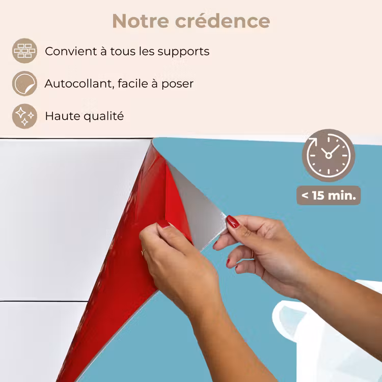 Fond de hotte - Ours polaire - Bleu clair - Minimaliste — 4