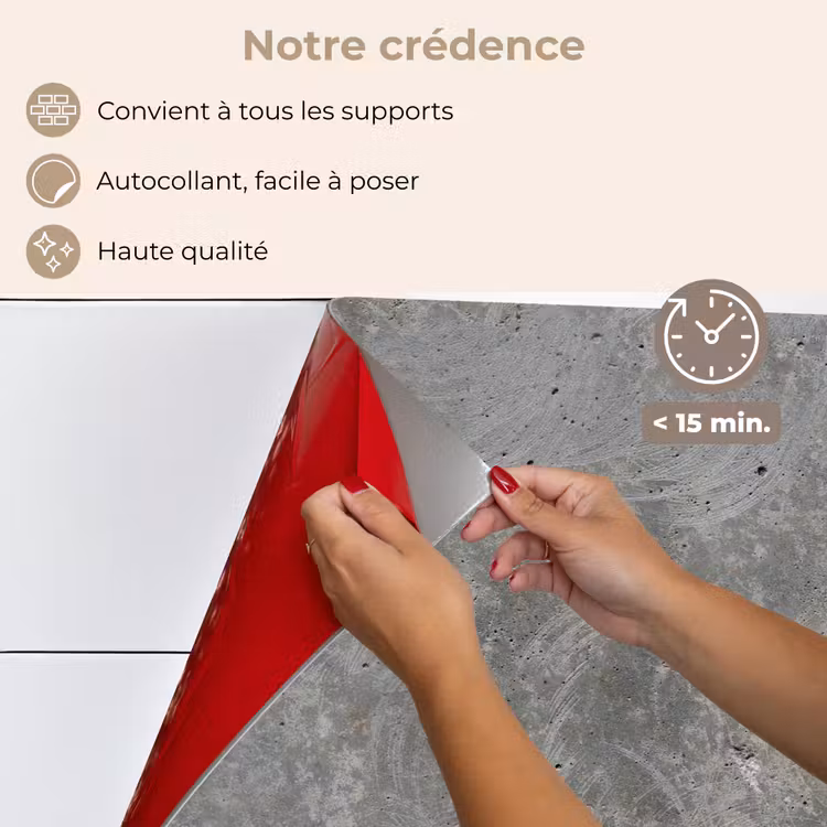 Fond de hotte - Pierres - Béton - Motifs — 4