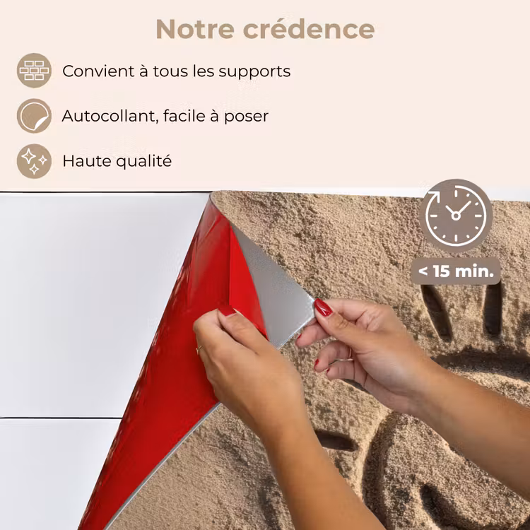 Fond de hotte - Visage - Soleil - Sable - Signé — 4
