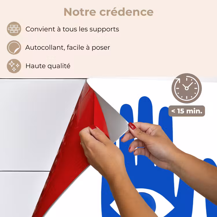 Fond de hotte - Mains - Deux - Yeux - Bleus — 4