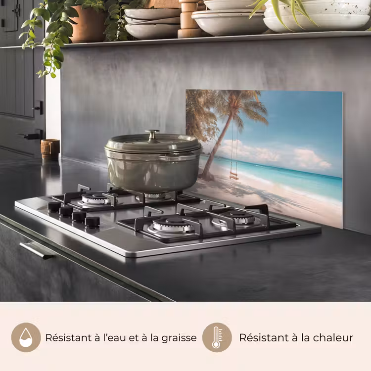 Fond de hotte - Palmier - Balançoire - Plage - Air — 2