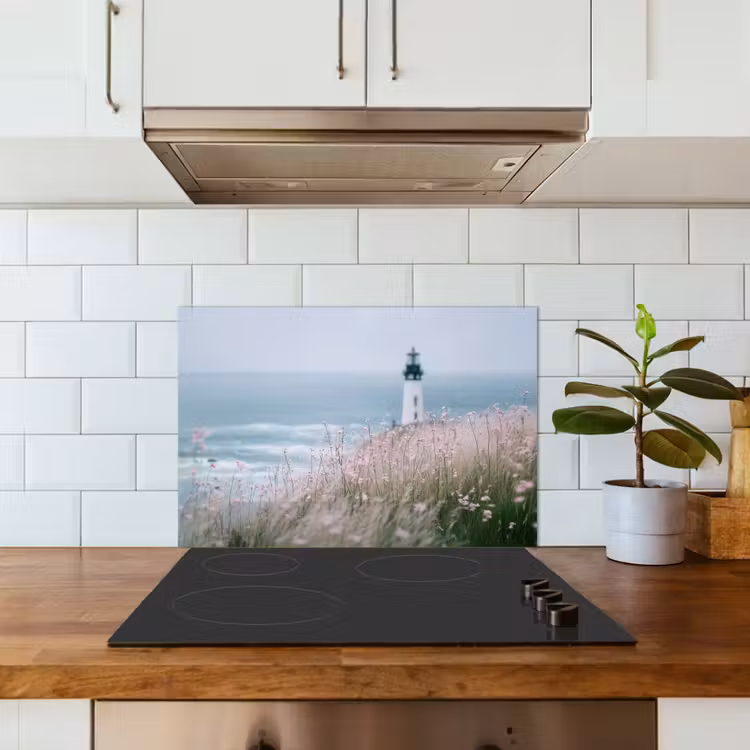 Fond de hotte - Phare - Falaise - Mer - Fleurs — 3