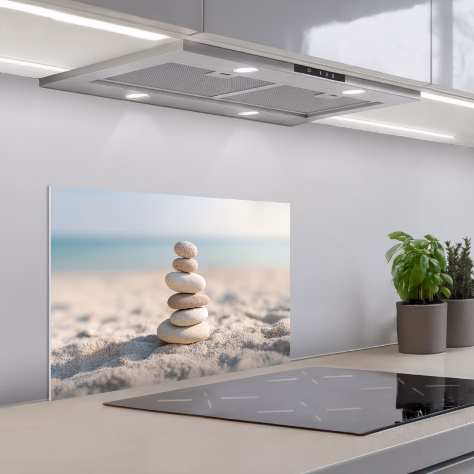 Fond de hotte - Pierres - Pile - Sable - Mer — 1