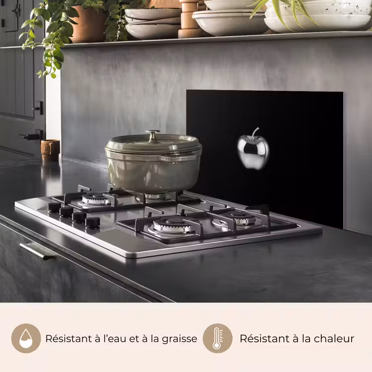 Fond de hotte - Pomme - Métallique - Symétrique — 2
