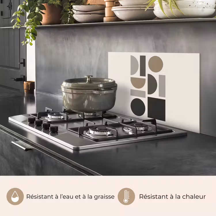 Fond de hotte - Tons naturels - Graphique - Composition verticale — 2
