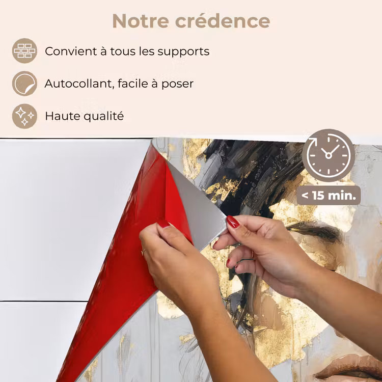Fond de hotte - Orné - Femme - Or - Yeux — 4