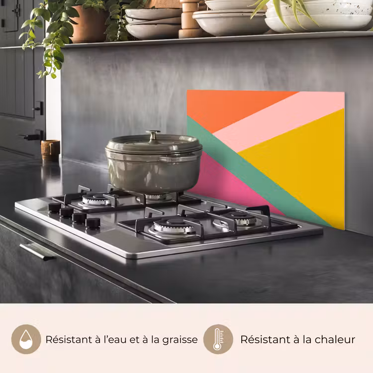 Fond de hotte - Triangles - Colorés - Abstraits — 2
