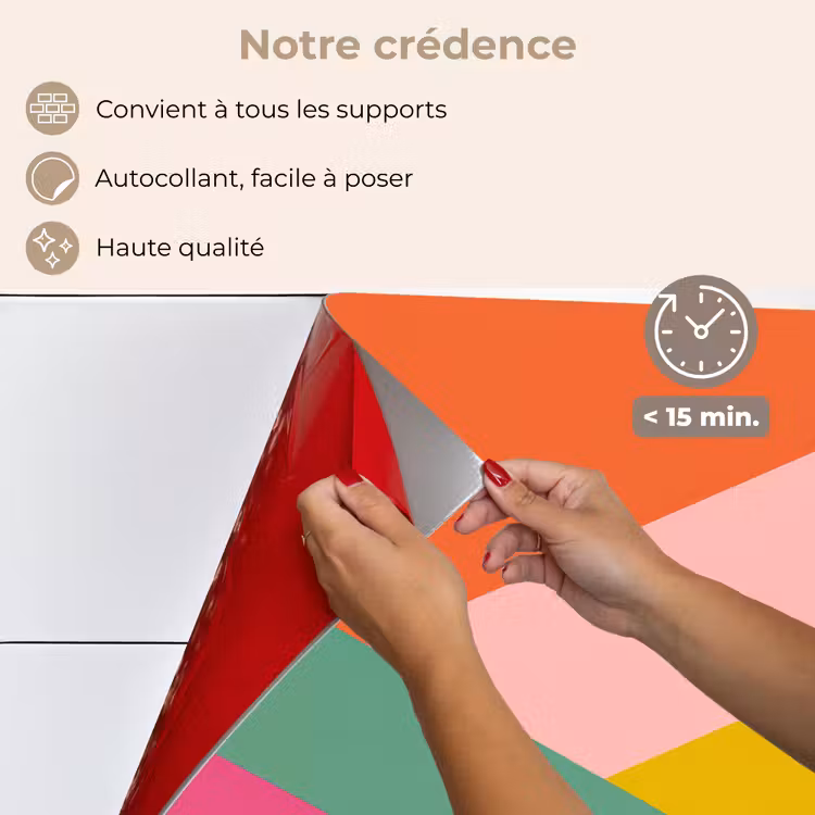 Fond de hotte - Triangles - Colorés - Abstraits — 4