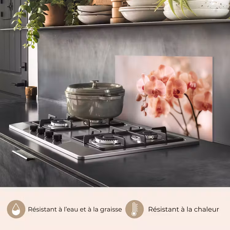 Fond de hotte - Orchidée - Fleurs - Rose - Pétales — 2