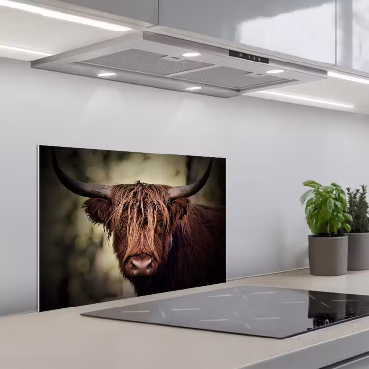 Fond de hotte - Highlander écossais - Lumière - Portrait - Nature — 1