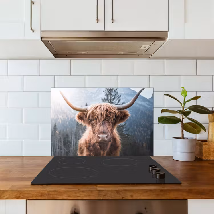 Fond de hotte - Scottish highlander - Vache - Animaux - Montagne - Nature — 3