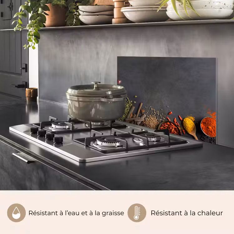 Fond de hotte - Herbes - Aliments - Épices - Noir - Paprika - Cannelle — 2