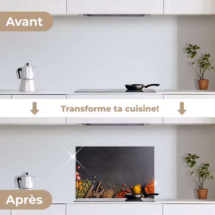 Fond de hotte - Herbes - Aliments - Épices - Noir - Paprika - Cannelle — 7
