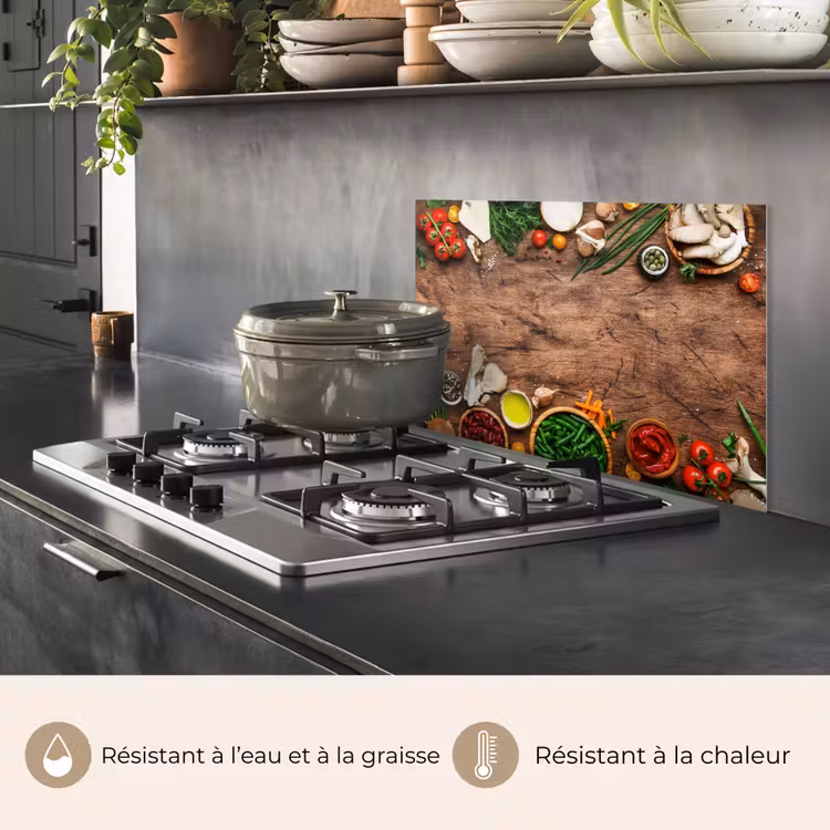 Fond de hotte - Herbes - Légumes - Rustique — 2