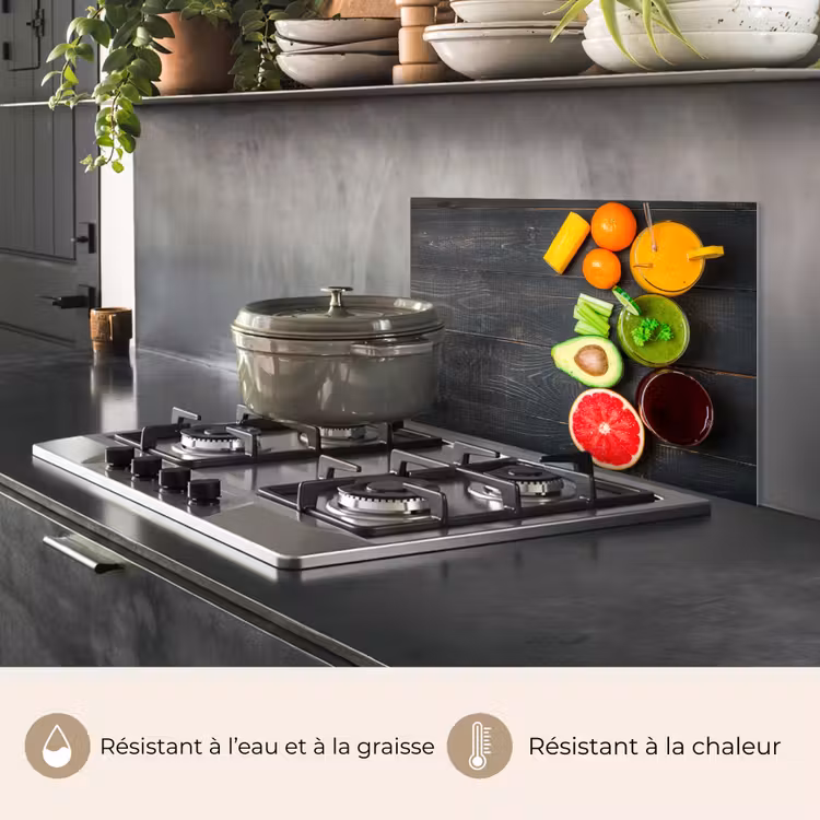 Fond de hotte - Fruits - Smoothie - Industriel - Été — 2
