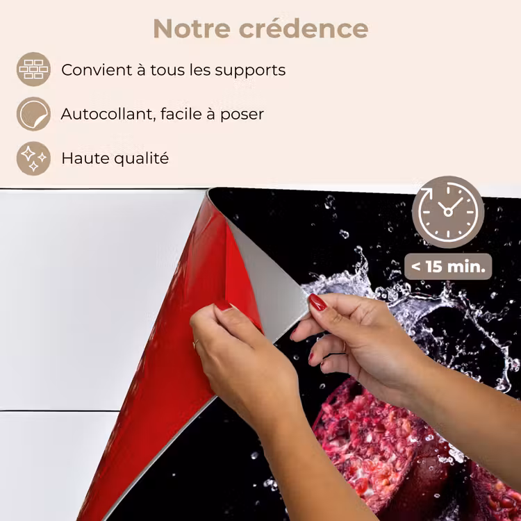 Fond de hotte - Grenade - Fruit - Eau - Noir - Violet — 4