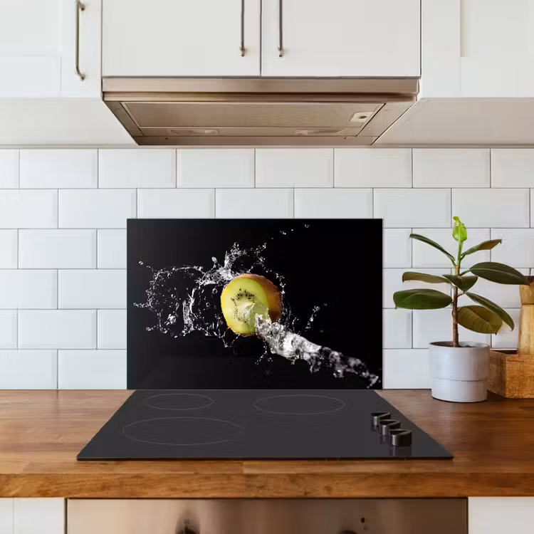 Fond de hotte - Kiwi - Fruit - Nature morte - Eau - Noir — 3