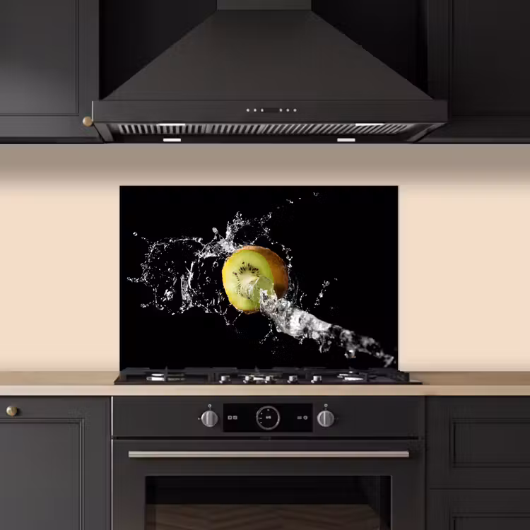 Fond de hotte - Kiwi - Fruit - Nature morte - Eau - Noir — 5