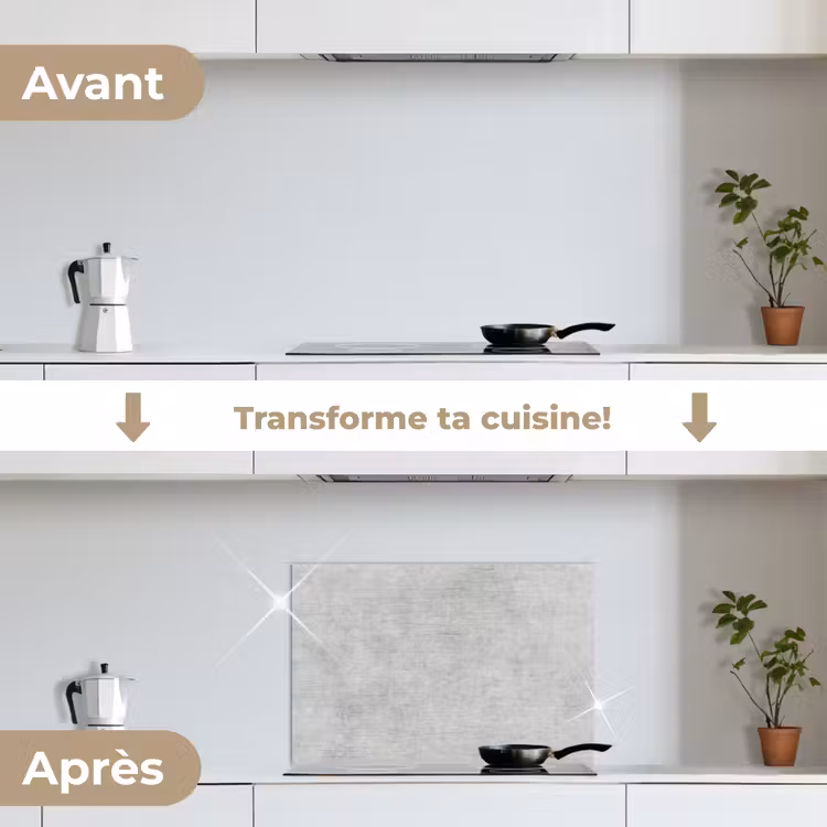 Fond de hotte - Toile grise usée par le temps — 7