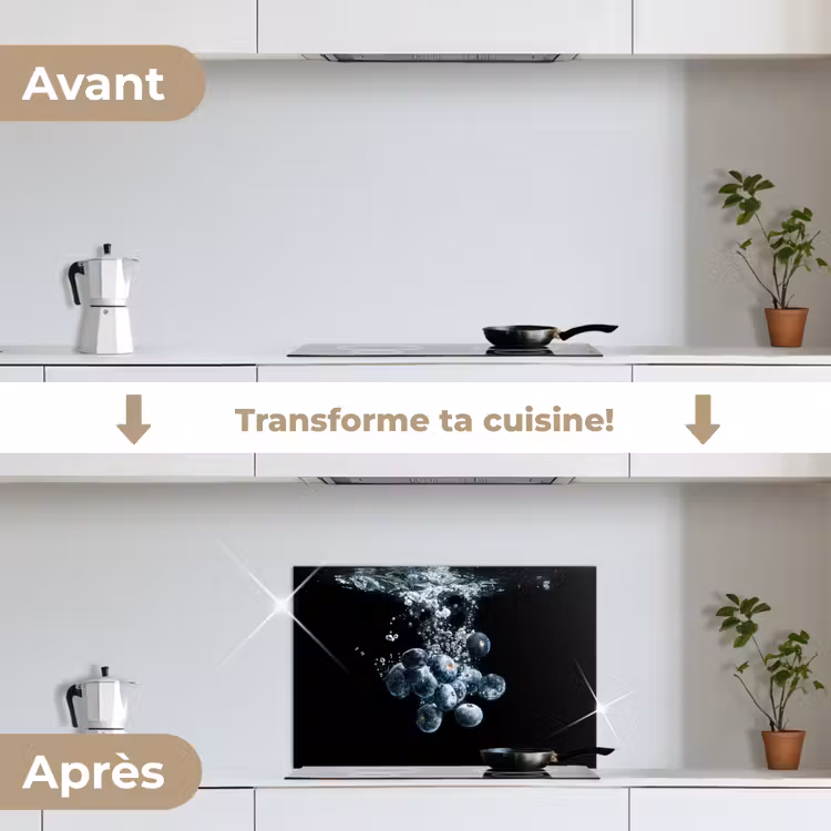 Fond de hotte - Myrtilles - Fruit - Baies - Nature morte - Eau - Noir — 7