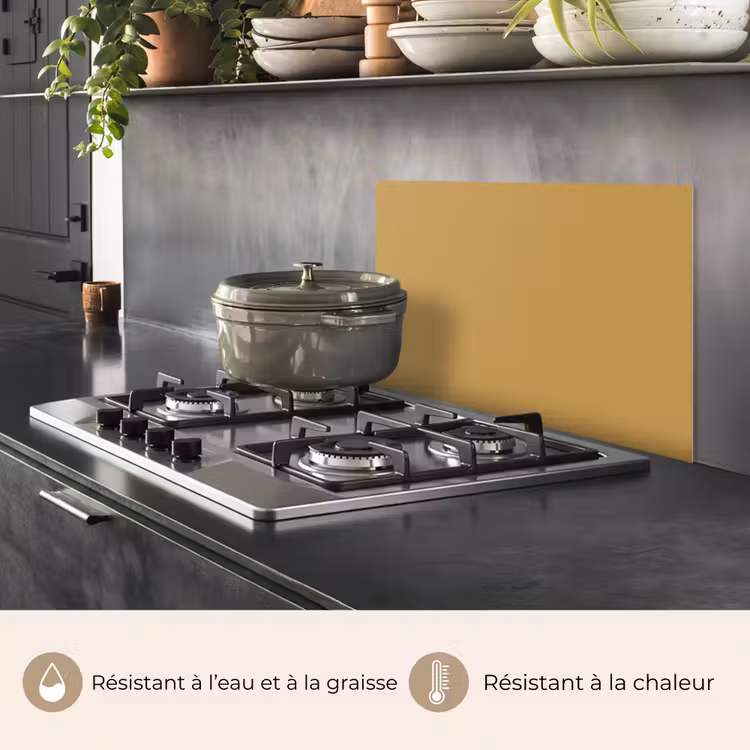 Fond de hotte - Ocre jaune - Couleur - Automne - Jaune - Solide - Couleurs — 2