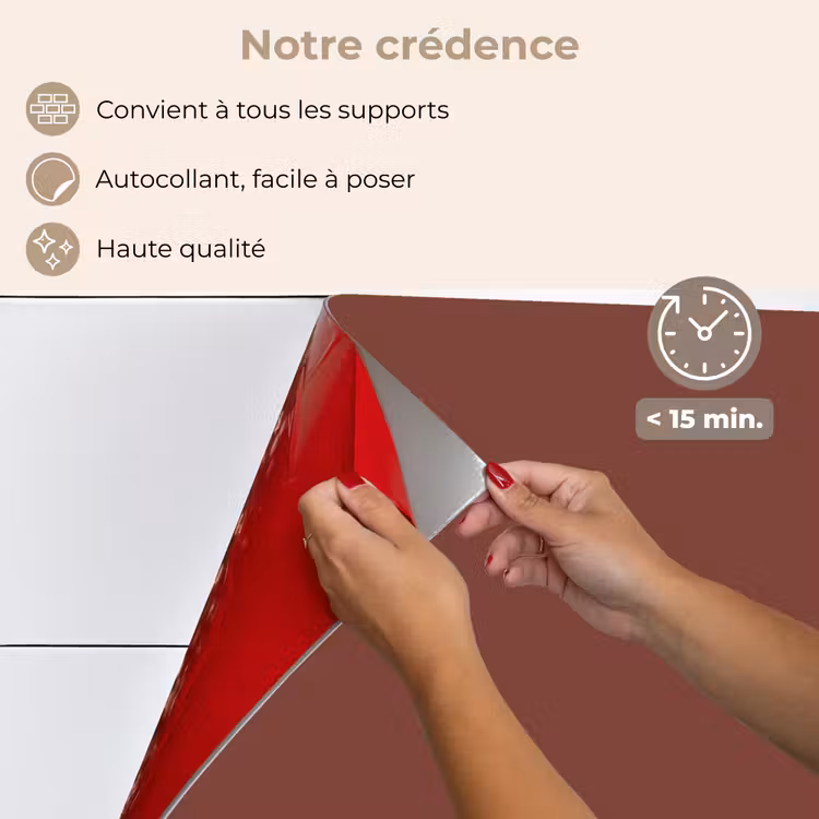 Fond de hotte - Palette - Rouge - Intérieur — 4