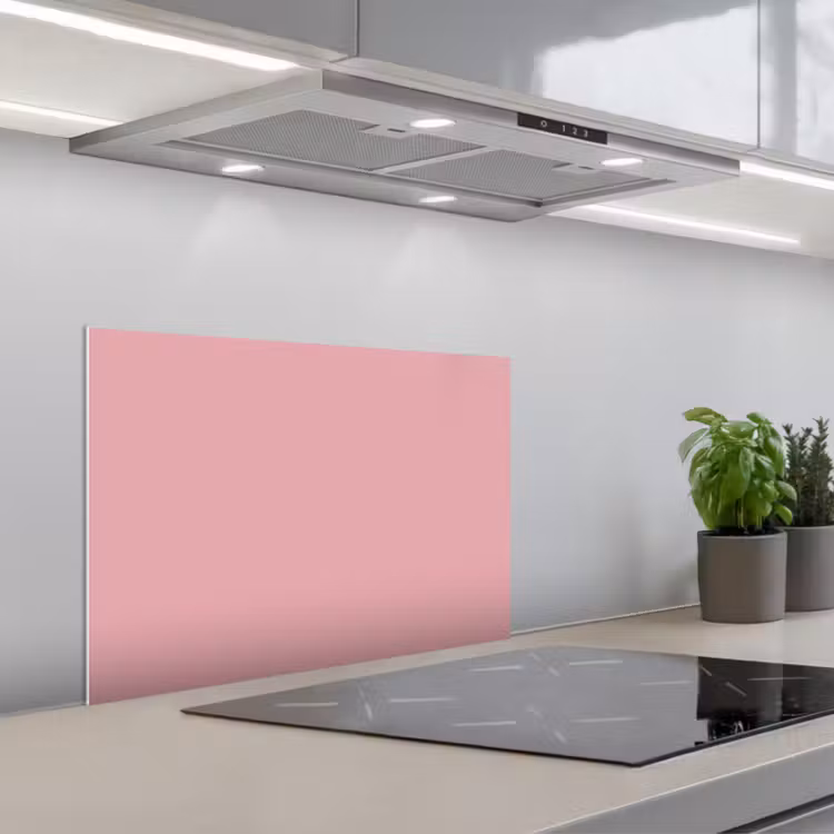 Fond de hotte - Rose - Intérieur - Solide - Couleur — 1