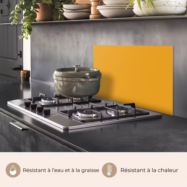 Fond de hotte - Jaune ocre - Automne - Intérieur — 2