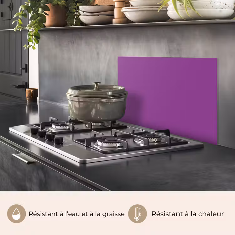Fond de hotte - Pourpre - Couleurs - Solide — 2