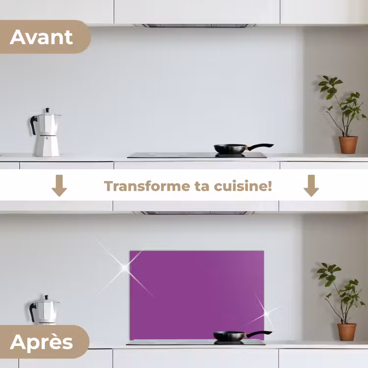 Fond de hotte - Pourpre - Couleurs - Solide — 7