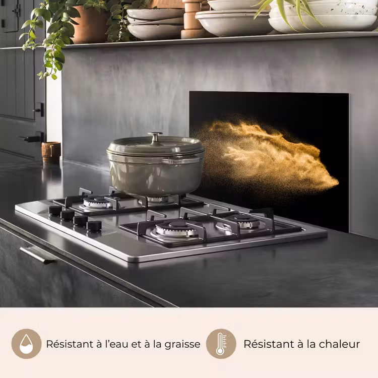 Fond de hotte - Sable - Or - Noir - Luxe - Art — 2