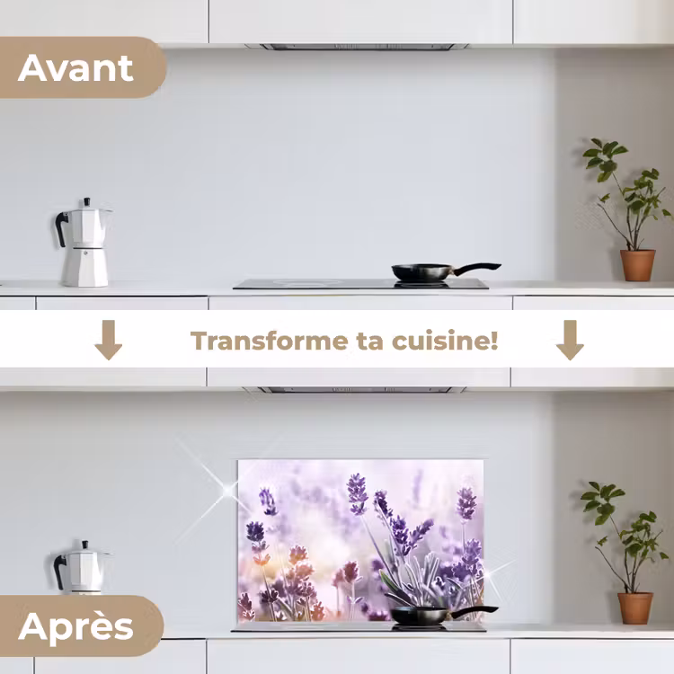 Fond de hotte - Jeu de la lumière lavande — 7