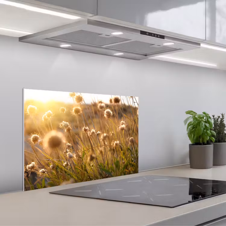 Fond de hotte - Plantes - Nature - Fleurs - Soleil - Horizon — 1