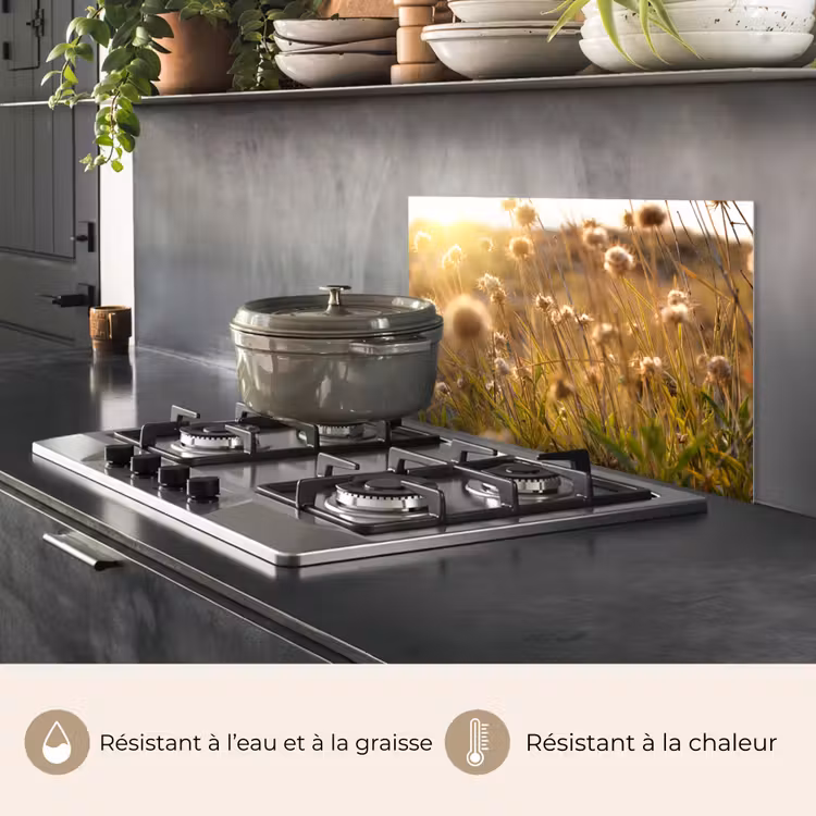 Fond de hotte - Plantes - Nature - Fleurs - Soleil - Horizon — 2