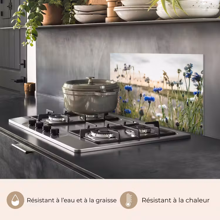 Fond de hotte - Soirée d'été avec des bleuets — 2