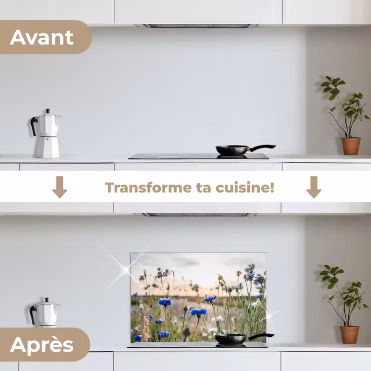 Fond de hotte - Soirée d'été avec des bleuets — 7