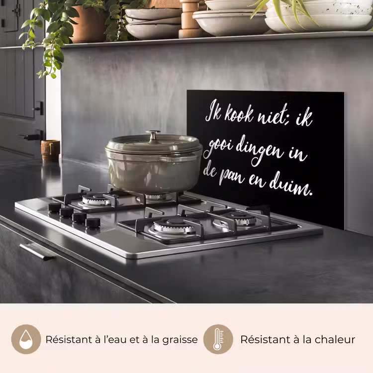 Fond de hotte - Je ne cuisine pas - Proverbes - Cuisine - Humour - Citations — 2