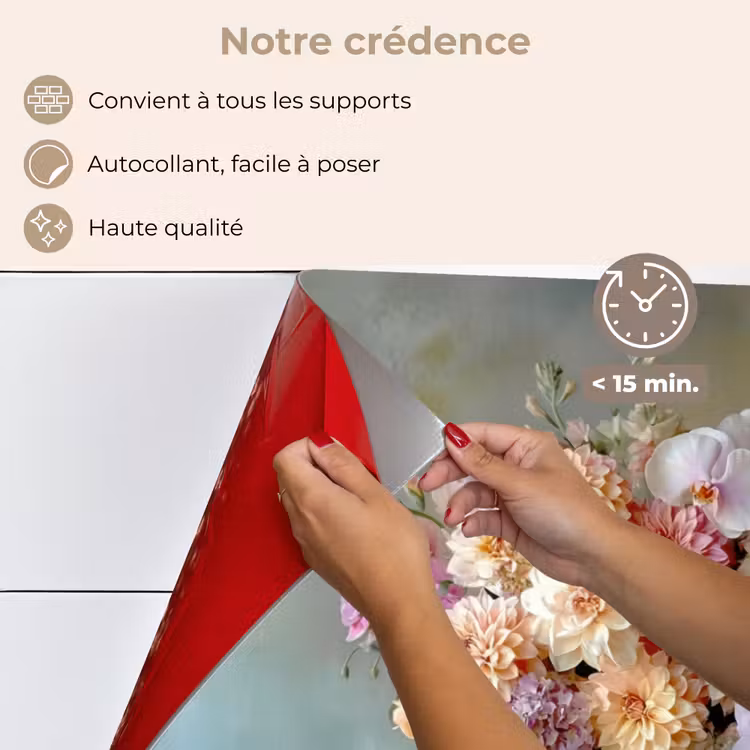 Fond de hotte - Orchidée - Bouquet - Vase - Fleurs — 4