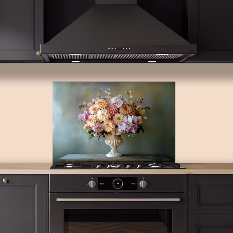 Fond de hotte - Orchidée - Bouquet - Vase - Fleurs — 5