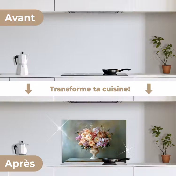 Fond de hotte - Orchidée - Bouquet - Vase - Fleurs — 7